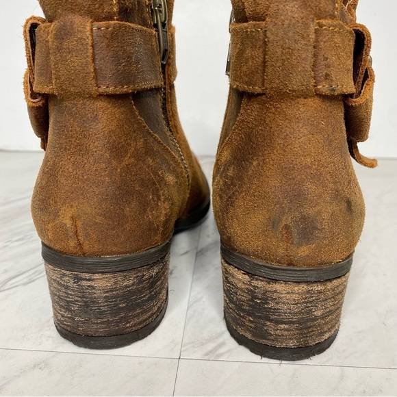 Born Morocco Brown Distressed Bootie 7 - Picture 4 of 13